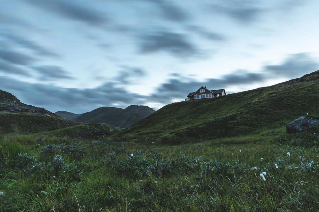 Luce della sera a Honningsvåg